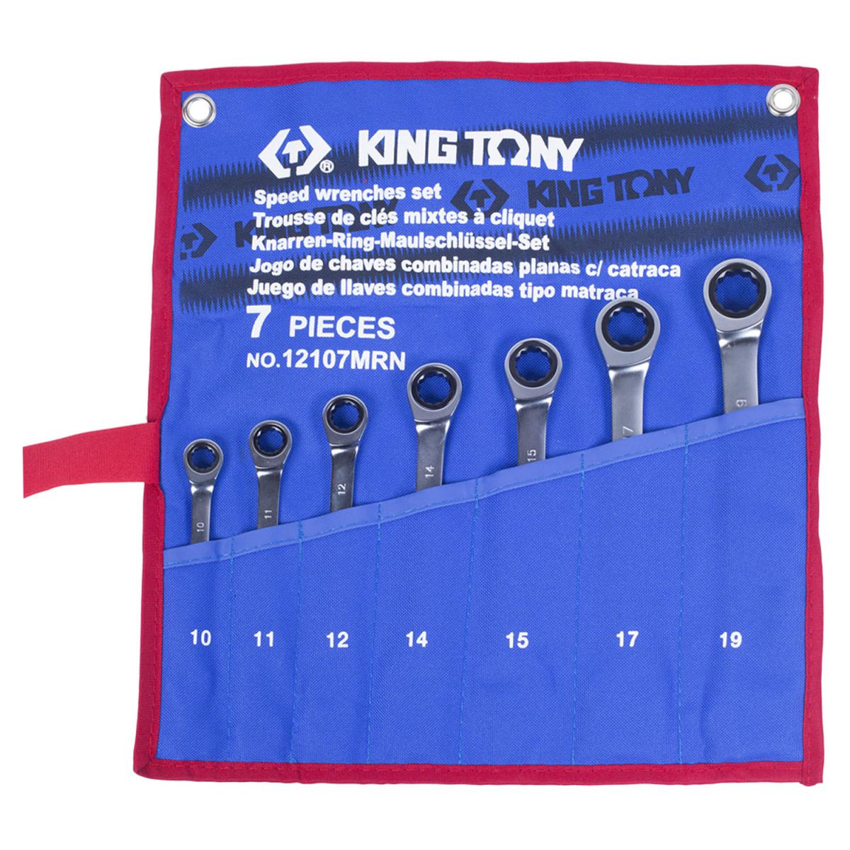 

Набор ключей комбинированных King tony 12107mrn, 12107mrn