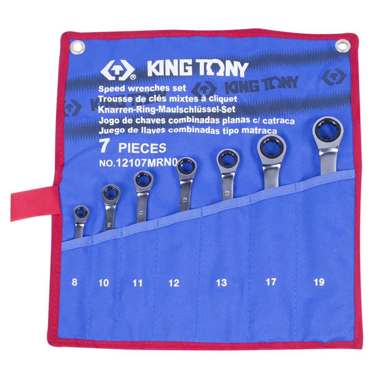 

Набор ключей комбинированных King tony 12107mrn01, 12107mrn01