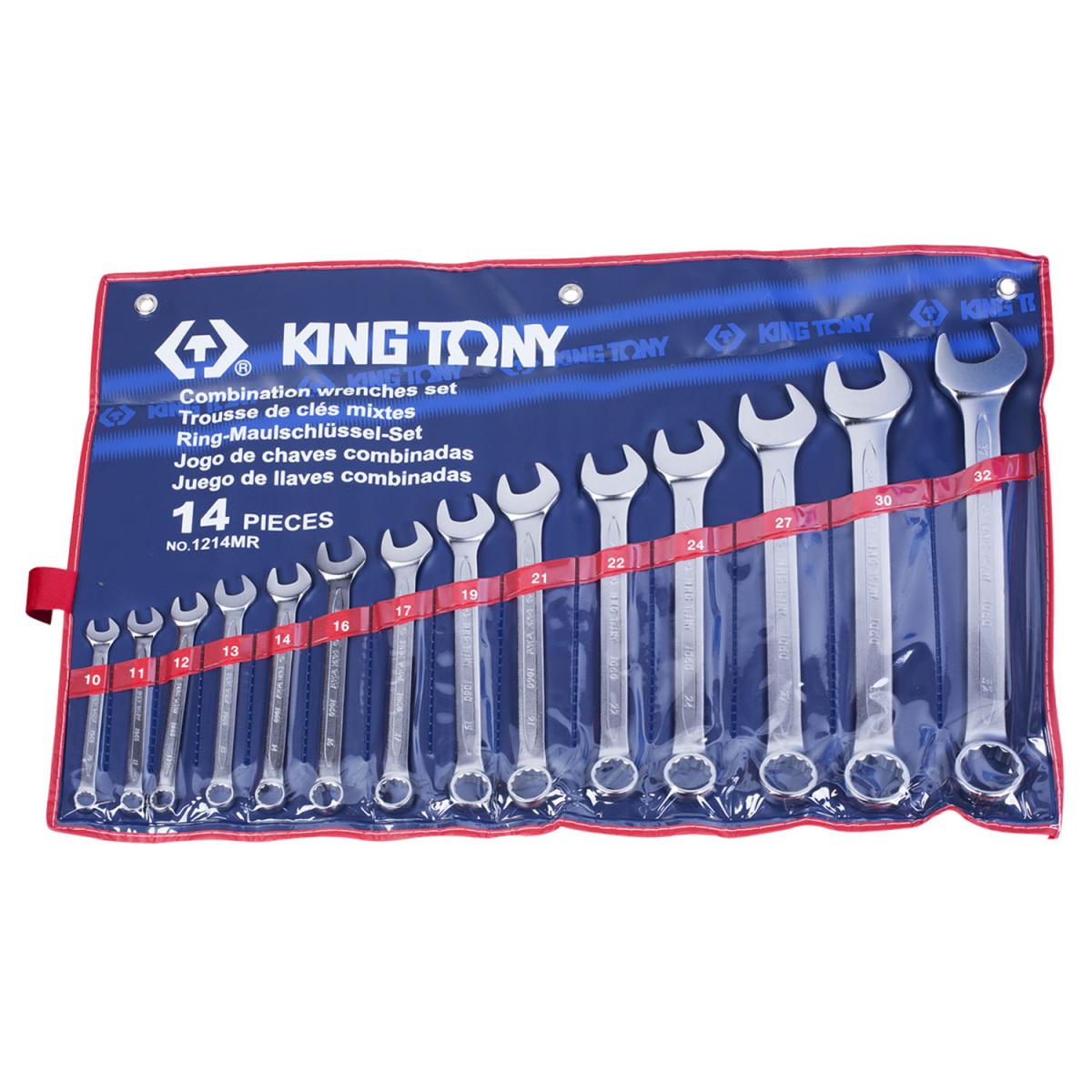 

Набор ключей комбинированных King tony 1214mr, 1214mr
