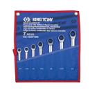 Изображение товара Набор комбинированных трещоточных ключей KING TONY 12207SRN 7 предметов
