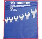Изображение товара Комбинированный набор ключей KING TONY 34-50 мм, 6 предметов в чехле