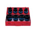 Изображение товара Набор ударных торцевых головок KING TONY 24-41 мм 8 шт кейс