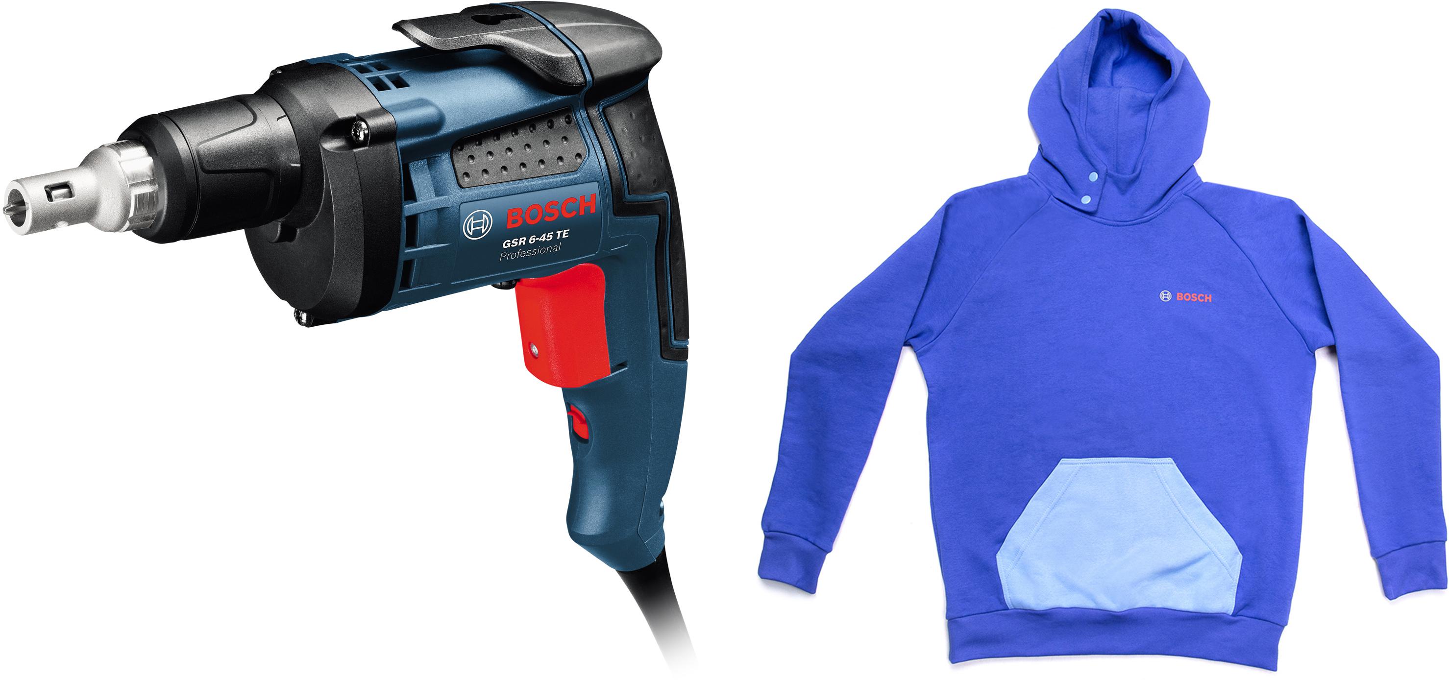 

Набор Bosch Шуруповерт gsr 6-45 te (0.601.445.100) +толстовка blue 1619m00u9s, Шуруповерт gsr 6-45 te (0.601.445.100) +толстовка blue 1619m00u9s