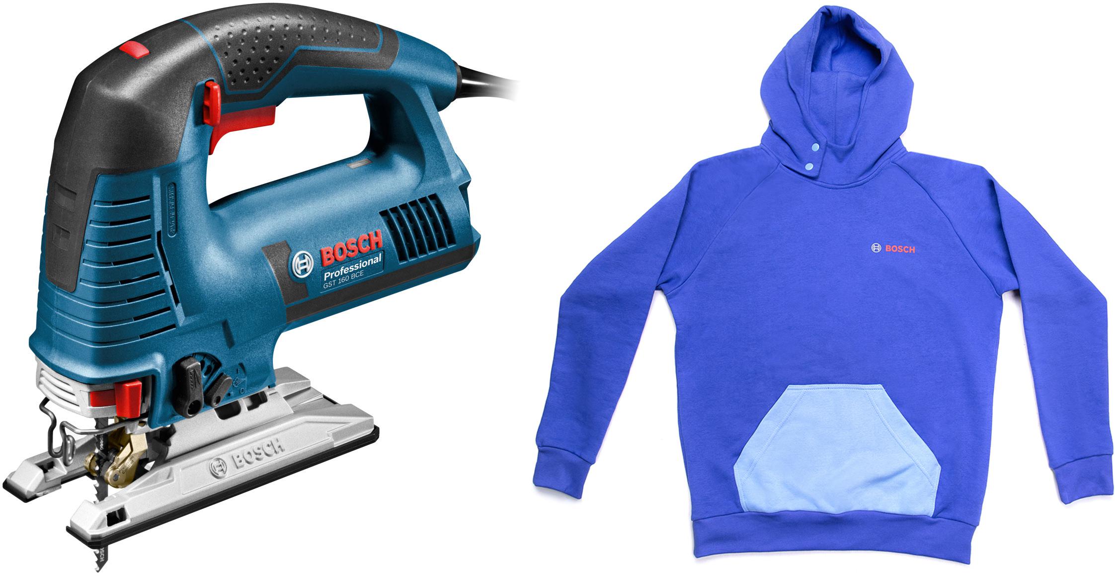 

Набор Bosch Лобзик gst 160 bce l-boxx (0.601.518.000) +толстовка blue 1619m00u9s, Лобзик gst 160 bce l-boxx (0.601.518.000) +толстовка blue 1619m00u9s