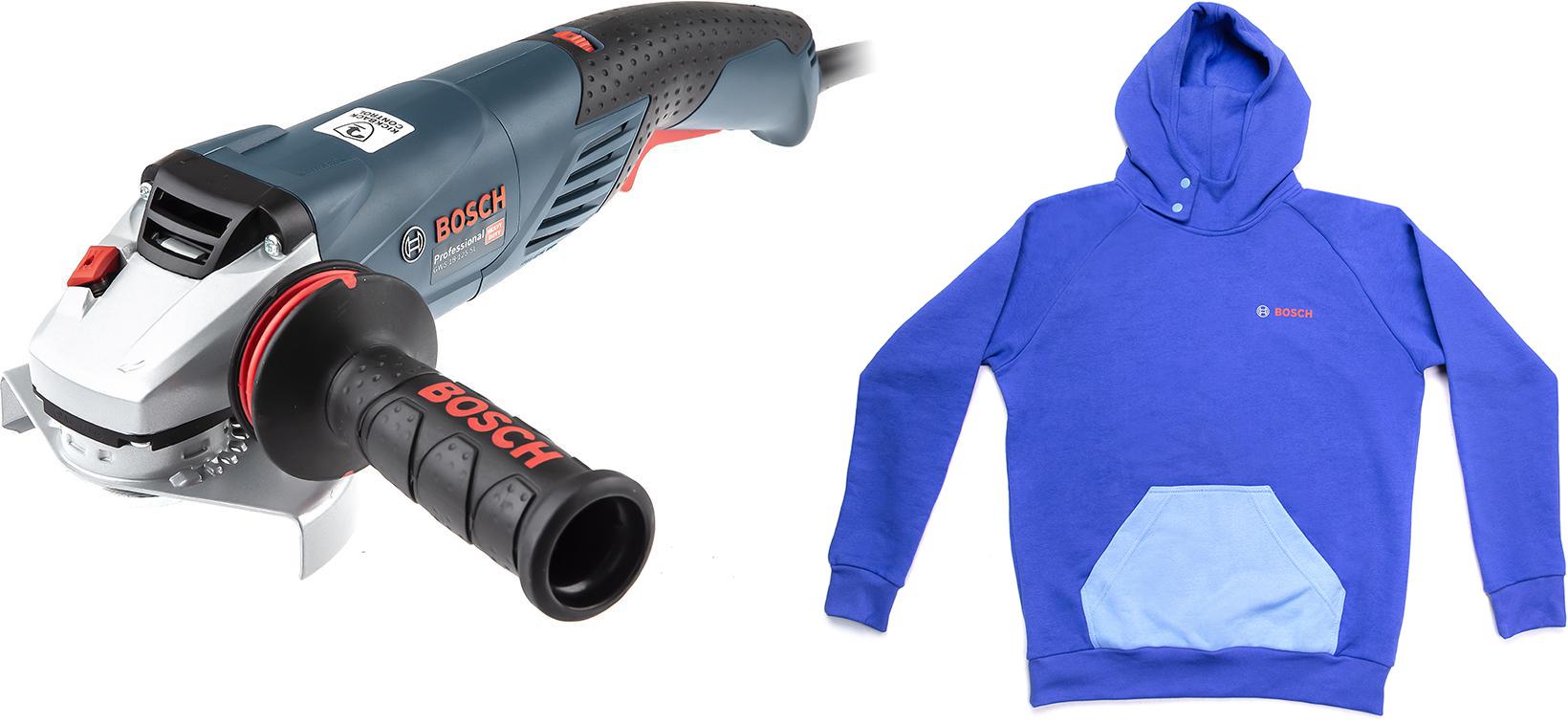 

Набор Bosch УШМ (болгарка) gws 18-125 sl +толстовка blue 1619m00u9s, УШМ (болгарка) gws 18-125 sl +толстовка blue 1619m00u9s