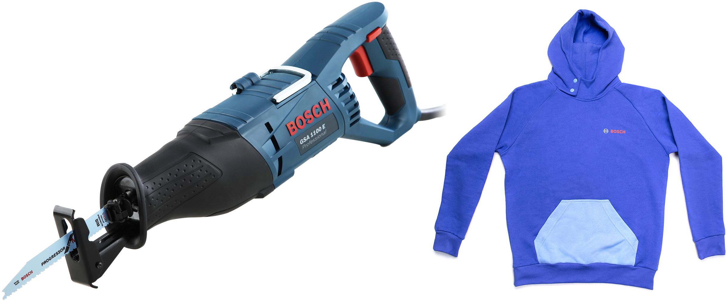 

Набор Bosch Ножовка gsa 1100 e (0.601.64c.800) +толстовка blue 1619m00u9s, Ножовка gsa 1100 e (0.601.64c.800) +толстовка blue 1619m00u9s