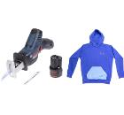 Набор BOSCH Ножовка GSA 12 V-LI (060164L972) +толстовка BLUE 1619M00U9S
