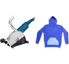 Набор BOSCH Штроборез GNF 65 A (0601368708) +толстовка BLUE 1619M00U9S