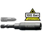 Изображение товара Набор BOSCH PZ2 25мм (Бита 2607001561 100 БИТ 25ММ PZ2 X H +Держатель 2608522060) Изображение товара Набор BOSCH PZ2 25мм (Бита 2607001561 100 БИТ 25ММ PZ2 X H +Держатель 2608522060)