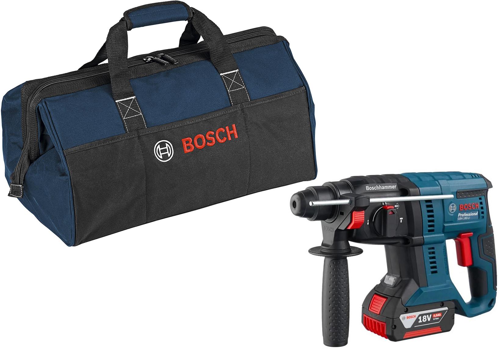 

Набор Bosch Перфоратор gbh 180-li (0.615.990.l6j), 1Х4.0Ач + ЗУ gal18-v40 +Сумка 1619bz0100, Перфоратор gbh 180-li (0.615.990.l6j), 1Х4.0Ач + ЗУ gal18-v40 +Сумка 1619bz0100