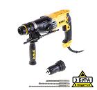 Изображение товара Профессиональный перфоратор DEWALT D25144K с комплектом сверл и кейсом