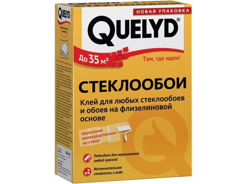 Изображение товара Клей обойный QUELYD Стеклообои 500г для надежного крепления и окрашивания