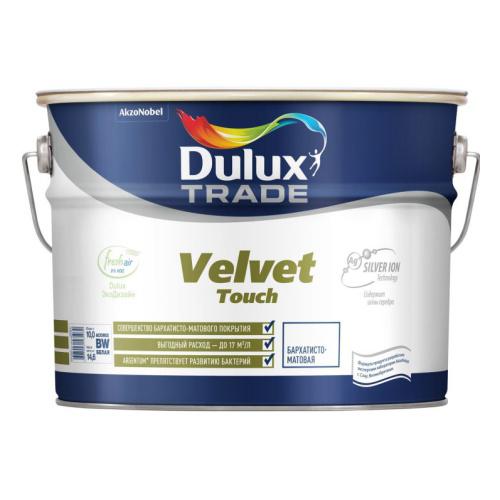 фото Краска dulux velvet touch bw 10 л