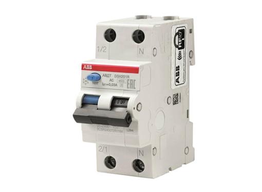 Изображение товара Диф автомат ABB DSH201R C10 AC30 10А 2 полюса защитное устройство
