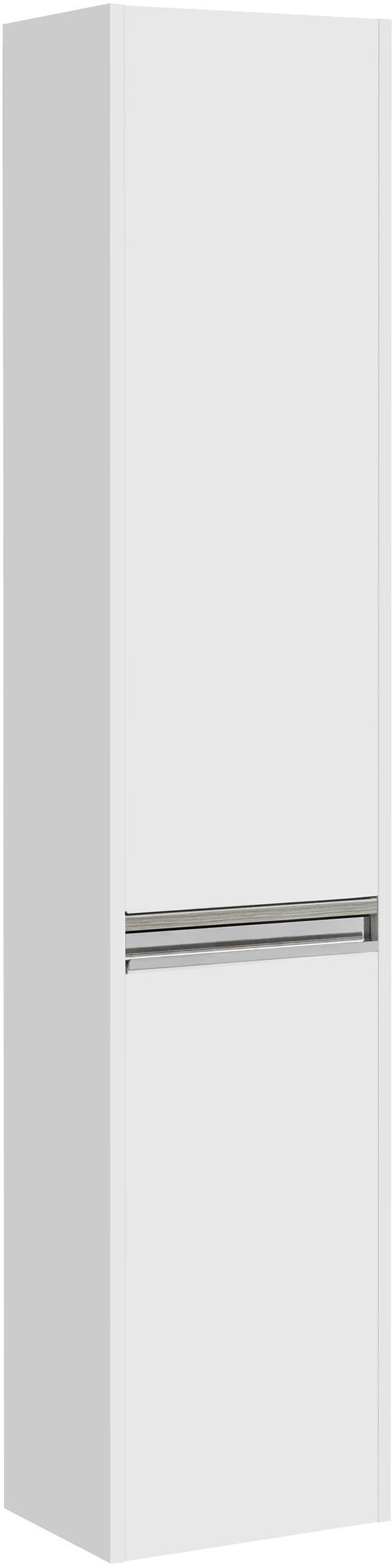 фото Шкаф акватон шкаф-колонна лондри 340x240x1160 белый глянец