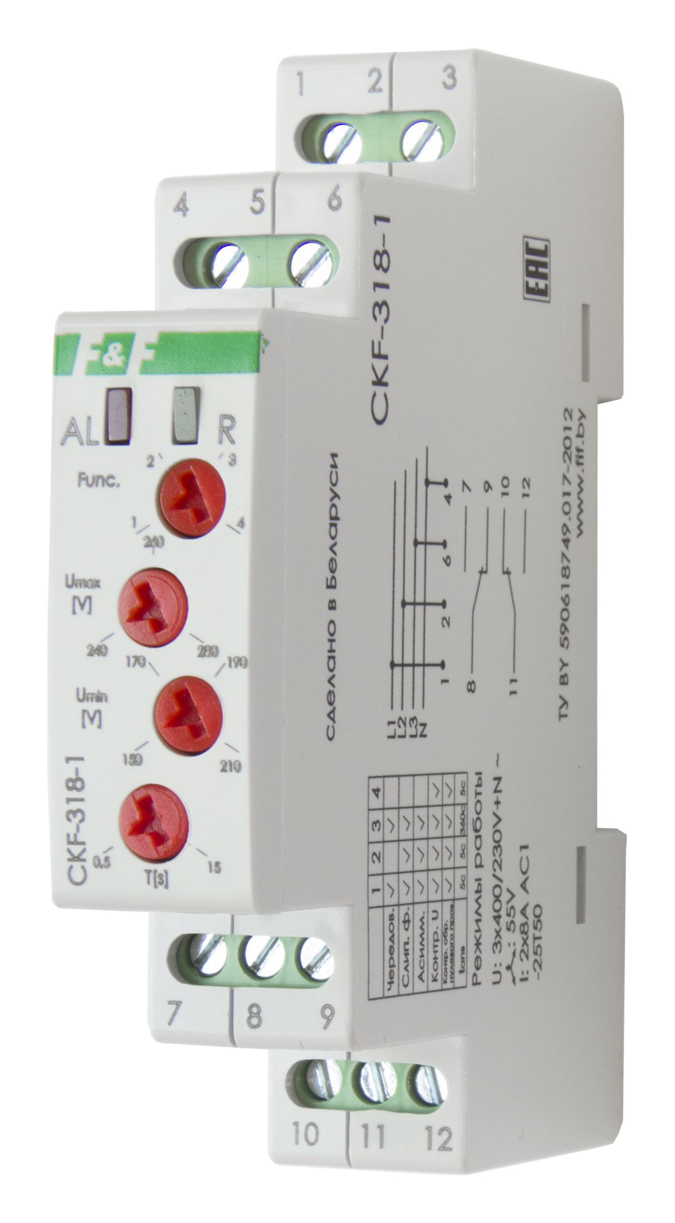 фото Реле евроавтоматика f&f ckf-318-1