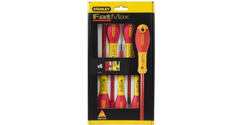 Набор диэлектрических отверток, 6 шт. STANLEY FATMAX 0-65-441