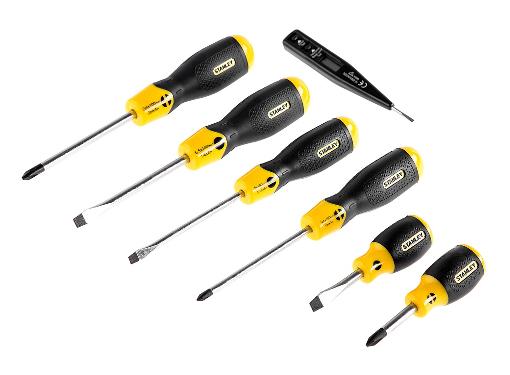 Изображение товара Набор STANLEY Набор отверток CUSHION GRIP 0-65-009 +Рулетка STHT36803-0