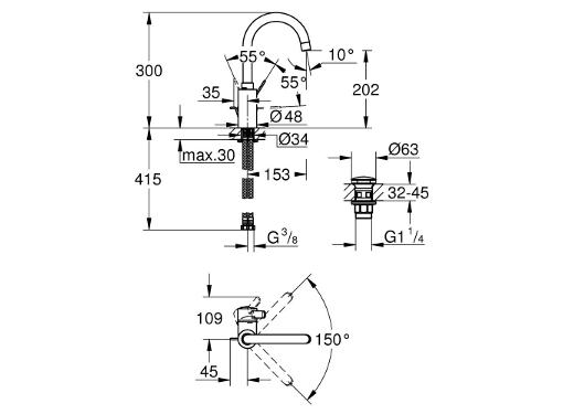    GROHE Eurosmart Cosmopolitan 23933001