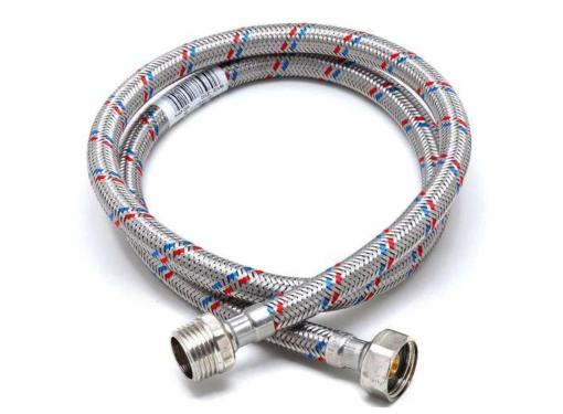 Изображение товара Подводка TР-сантехника 26474 нержавеющая сталь 40 см 1/2 дюйма