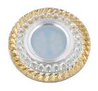 Изображение товара Встраиваемый светильник Fametto DLS-L132 GU5.3 CHROME-GOLD для спальни