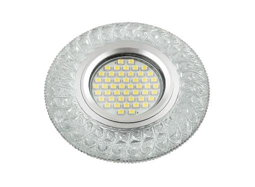 Изображение товара Встраиваемый светильник FAMETTO DLS-L144 GU5.3 GLASSY/CLEAR для гостиной