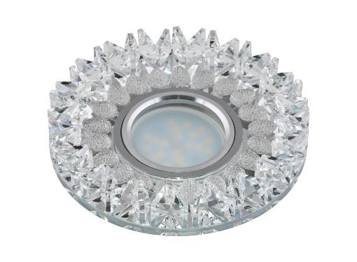 Изображение товара Встраиваемый светильник FAMETTO GU5.3 хром стекло современный для гостиной