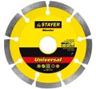 Круг алмазный STAYER UNIVERSAL (36671-115_z01) Ф115х22мм бетон/кирпич/камень