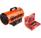 Изображение товара Набор WESTER Тепловая пушка TG-20000 +Набор инструментов 601-040 25 предметов