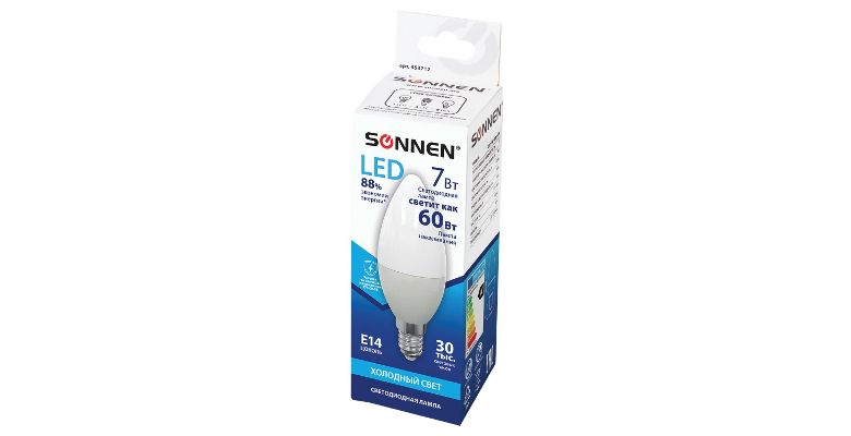 ����� ������������ SONNEN C37-7W-4000-E14