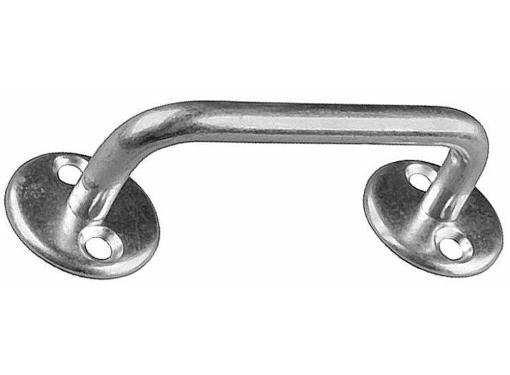 Изображение товара Ручка-скоба РС100-2 100мм белый цинк для межкомнатных дверей