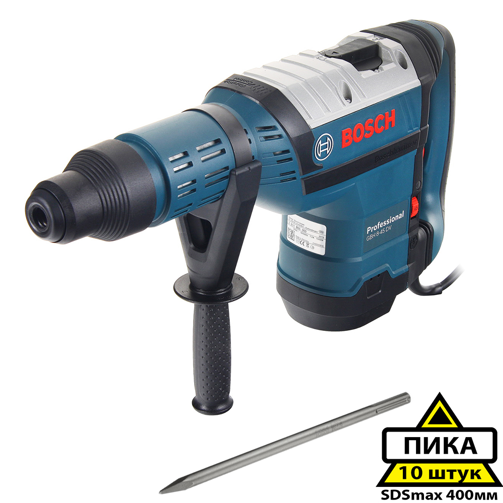 

Набор Bosch Перфоратор gbh 8-45 dv (0.611.265.000) +Пика 400мм sdsmax (2608690128 10шт, Перфоратор gbh 8-45 dv (0.611.265.000) +Пика 400мм sdsmax (2608690128 10шт)