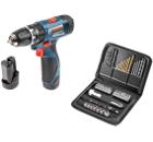 Набор BOSCH Дрель аккумуляторная GSB 120LI (06019F3006) +Набор бит и сверл 1619GX1400