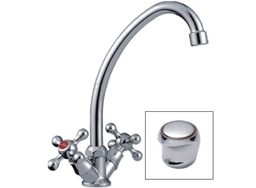 Изображение товара Кухонный смеситель LEDEME L4017 из силумина с керамическим картриджем хром