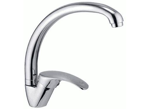 Изображение товара Смеситель кухонный LEDEME L4136-B с керамическим картриджем и поворотным изливом