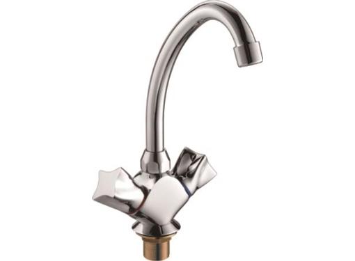 Изображение товара Смеситель для кухни LEDEME L4187-2 хром универсальный стильный надежный