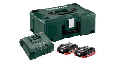  + METABO 18 4 Li-Ion (Basic-Set 18 2xLiHD 4.0+ASC Ultra+ML 685130000)