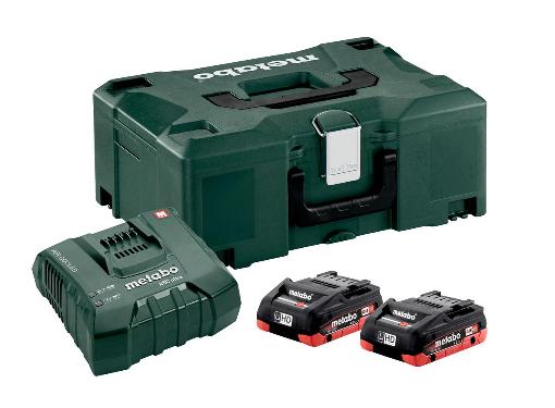  + METABO 18 4 Li-Ion (Basic-Set 18 2xLiHD 4.0+ASC Ultra+ML 685130000)