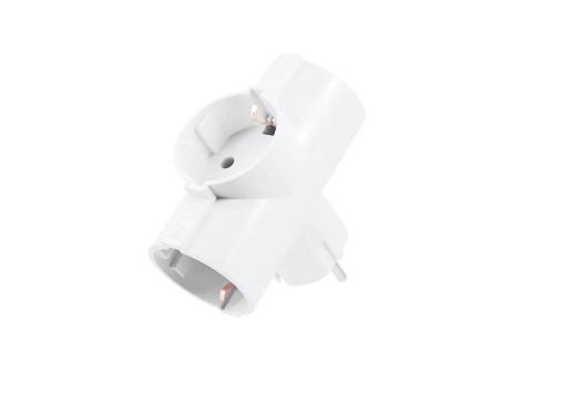 Изображение товара Тройник с заземлением СТАРТ SA1/3-Z 3 гнезда, IP20, 16 А