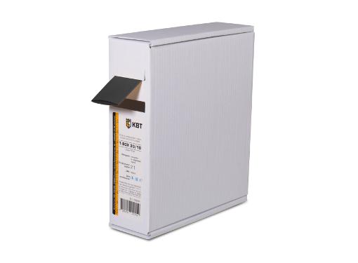 Изображение товара Термоусадочная трубка КВТ Т-BOX 16/8 черная 10м для электропроводки