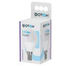 Лампа светодиодная ФОТОН LED P45 4W E14 6500K (23401)