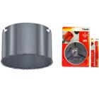 Набор KWB Коронка твердосплавная Ф68мм (499428) +Основание HEX (499424) +Сверло центрирующее Ф9х75мм (499414)