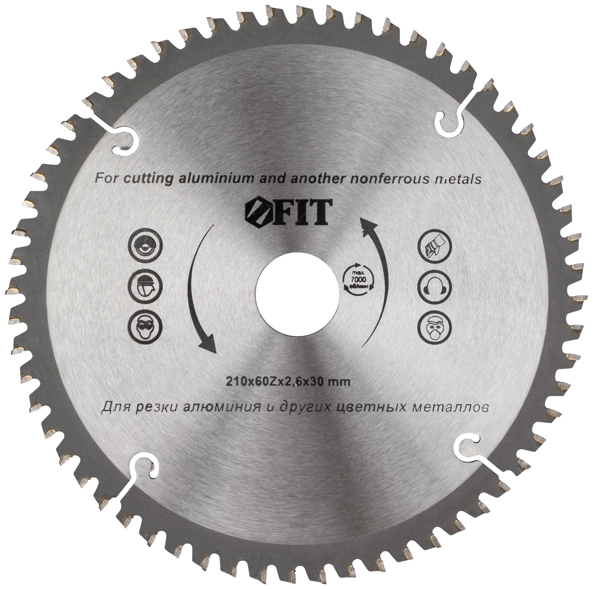 фото Диск пильный fit ф210х30мм 60зуб. (it 37786)