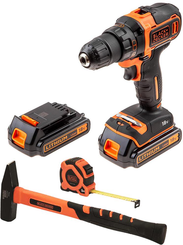 

Набор Black & decker Дрель аккумуляторная bdcdd186kb +Набор bdht9-30092, Дрель аккумуляторная bdcdd186kb +Набор bdht9-30092