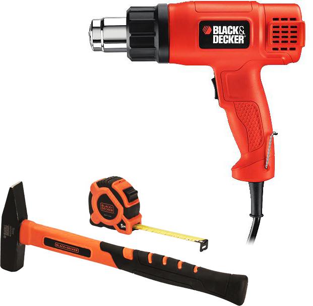 фото Набор black & decker фен технический kx1650 +набор bdht9-30092