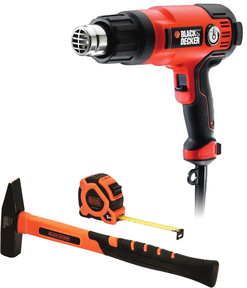 фото Набор black & decker фен технический kx2200k +набор bdht9-30092