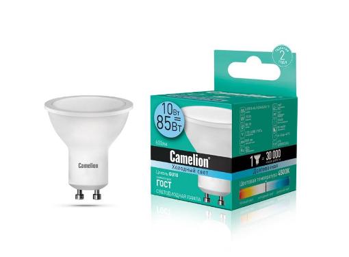Изображение товара Лампа светодиодная CAMELION LED 10W 4500К GU10 (13683)