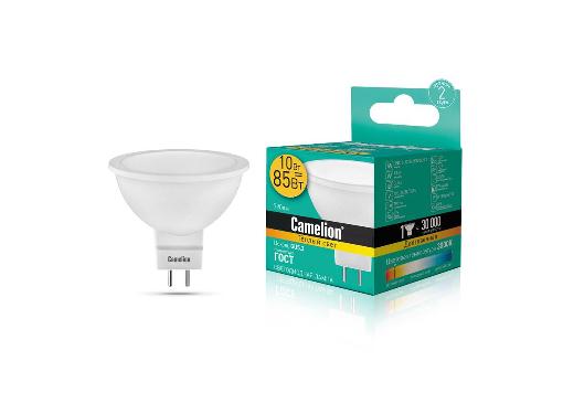 Изображение товара LED лампа Camelion 10W GU5.3 3000K с длительным сроком службы