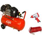 Набор ELITECH Компрессор КПМ 360/50 +Шланг спиральный 0704.011500 +Гайковерт пневматический ударный 0704.012700