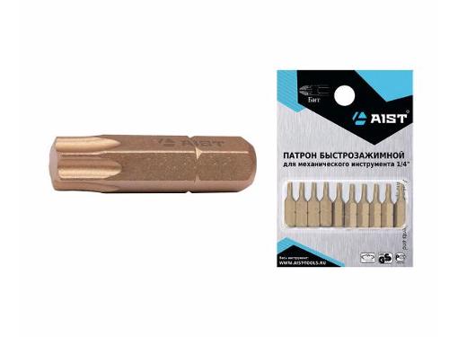 Изображение товара Бита AIST T15 25мм, набор 10 штук для профессионалов и домашних мастеров